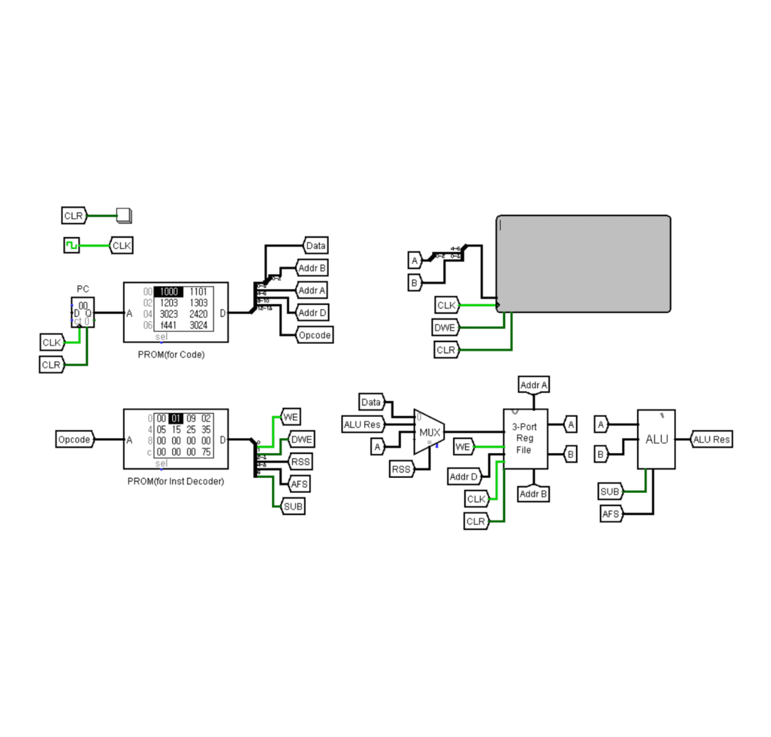 4-bit CPU